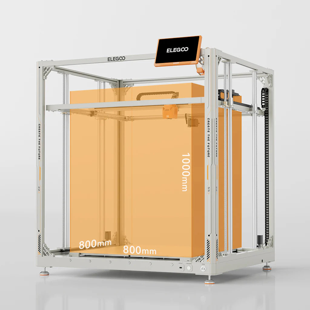 Elegoo OrangeStorm Giga – Extra-Large CoreXY 3D Printer with 800×800×1000 mm Build Volume