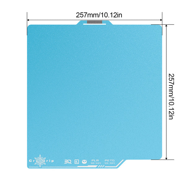 Cool Plate CryoGrip Pro Frostbite – Bambu Lab P1P, P1S, X1 Carbon e A1 - PLA & PETG - BTT/BIQU