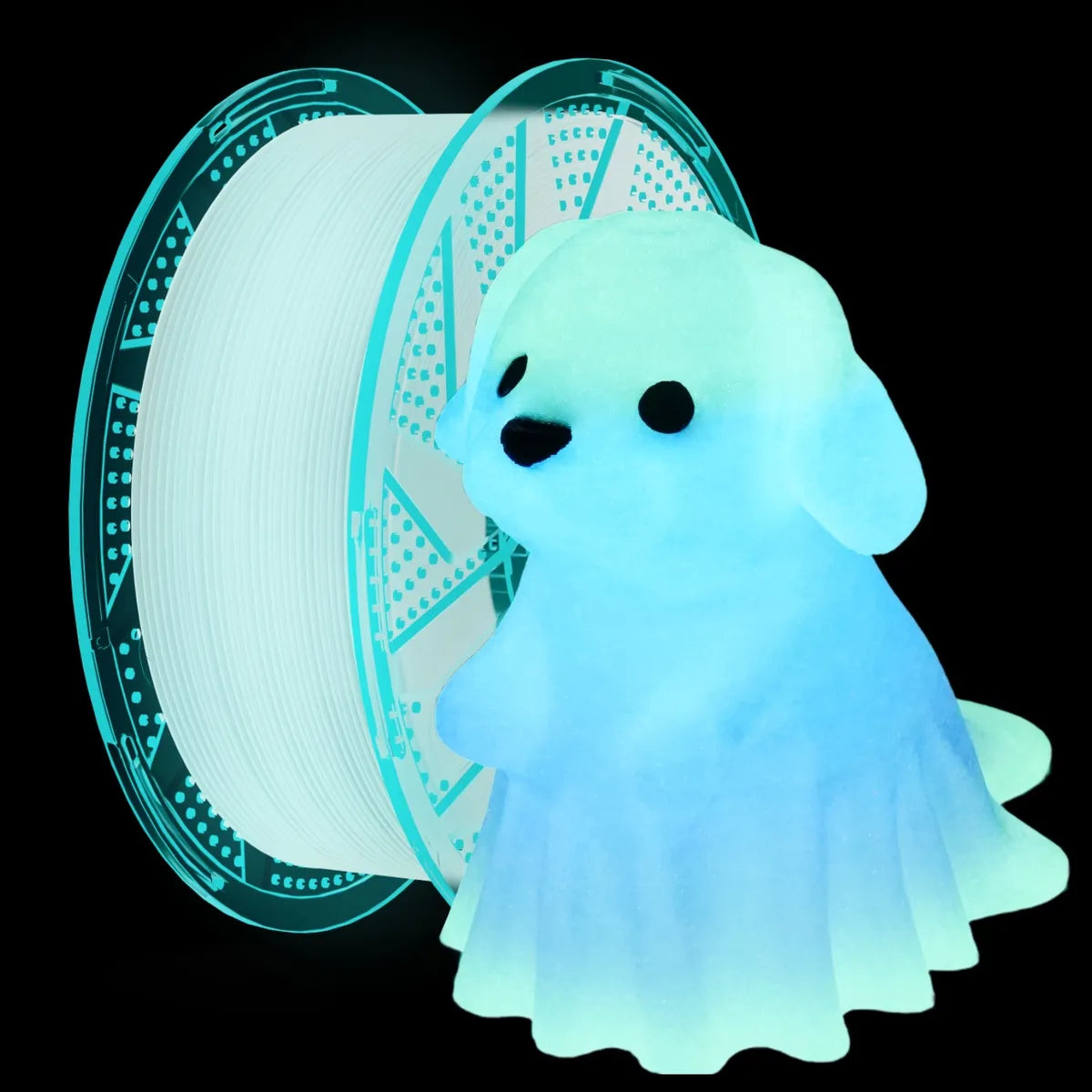 Conjure PLA Rainbow Glow-in-the-Dark Filament – 1.75mm – 1Kg