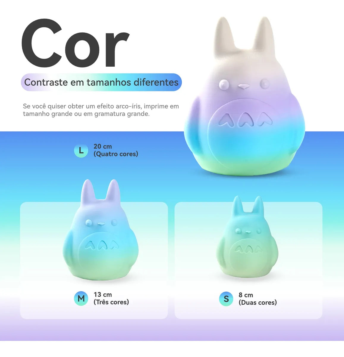 Conjure PLA Matte Rainbow Filament – 1.75mm – 1Kg