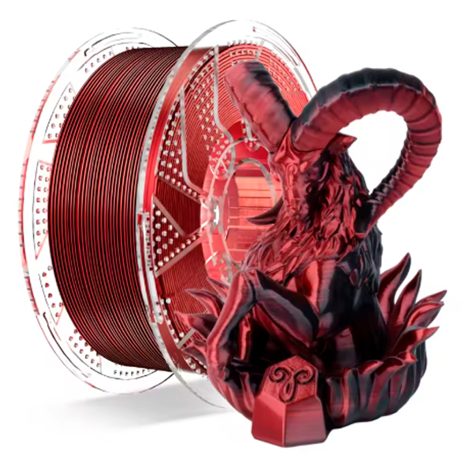 Conjure Silk PLA Duo Color Filament – 1.75mm, 1Kg – Smooth Shine & Dual-Color Finish