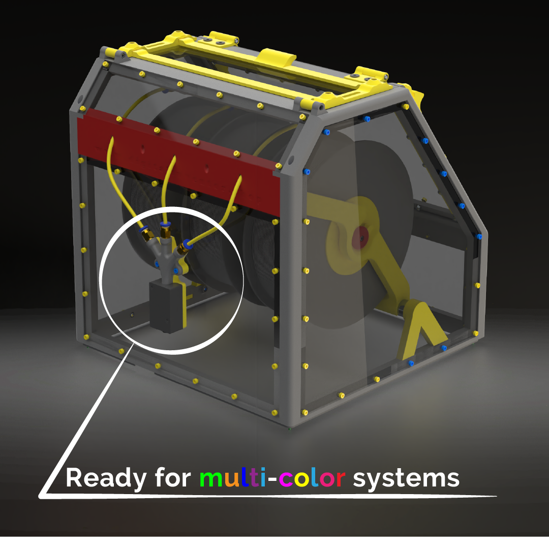 Projeto Sistema Multifilamento para Creality K1 e K1C (MFS-K1) - Ebook + Arquivos para impressão 3D