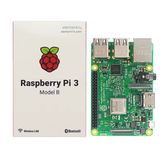 Raspberry Pi 3 Model B/B+ – Quad-Core 1.4GHz, Dual-Band Wi-Fi, Bluetooth 4.2 & 40-Pin GPIO