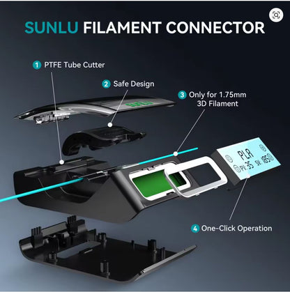 SUNLU Filament Connector | Fuse, Reuse & Create Multicolor 3D Prints!