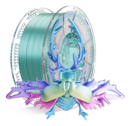 Conjure PLA Silk Rainbow Filament – 1.75mm – 1Kg