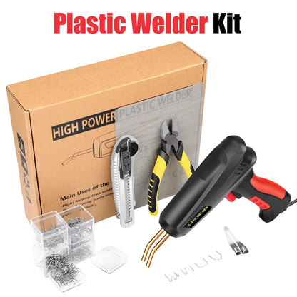 Professional 2-in-1 Plastic Welding Kit – Hot Stapler & 200W Plastic Welder Gun
