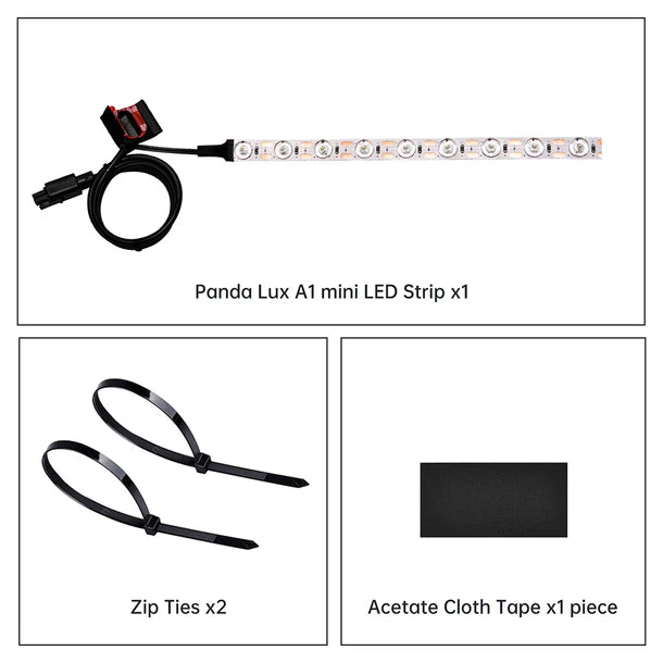BigTreeTech Panda Lux – Magnetic LED Light Bar Kit for Bambu Lab P1, X1, and A1 3D Printers