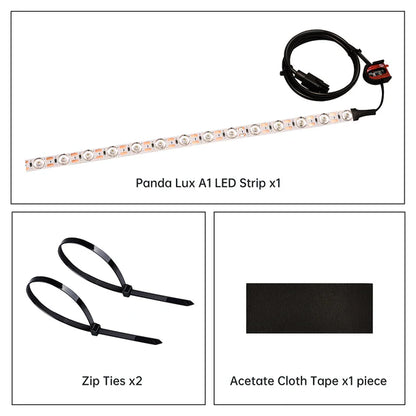 BigTreeTech Panda Lux – Magnetic LED Light Bar Kit for Bambu Lab P1, X1, and A1 3D Printers