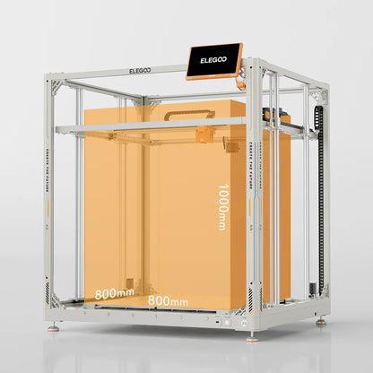 Elegoo OrangeStorm Giga – Extra-Large CoreXY 3D Printer with 800×800×1000 mm Build Volume