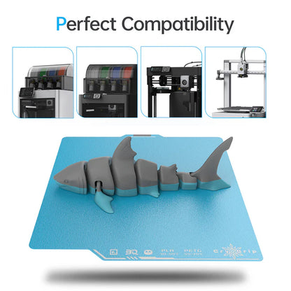 Cool Plate CryoGrip Pro Frostbite – Bambu Lab P1P, P1S, X1 Carbon e A1 - PLA & PETG - BTT/BIQU