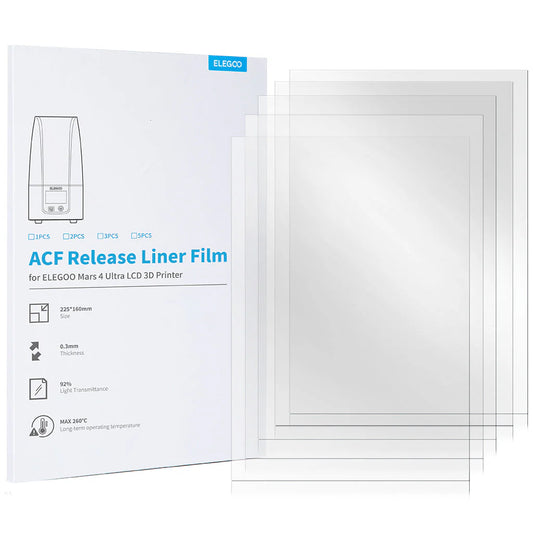 ELEGOO PFA/ACF Release Film – 5-Pack for Mars 4 Ultra
