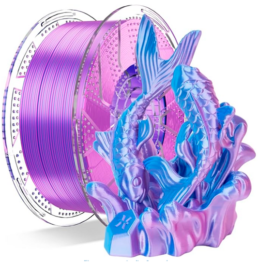 Conjure Silk PLA Duo Color Filament – 1.75mm, 1Kg – Smooth Shine & Dual-Color Finish