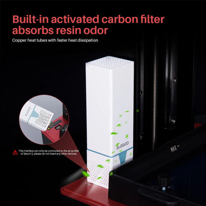 ELEGOO SATURN 2 – 8K Resin 3D Printer