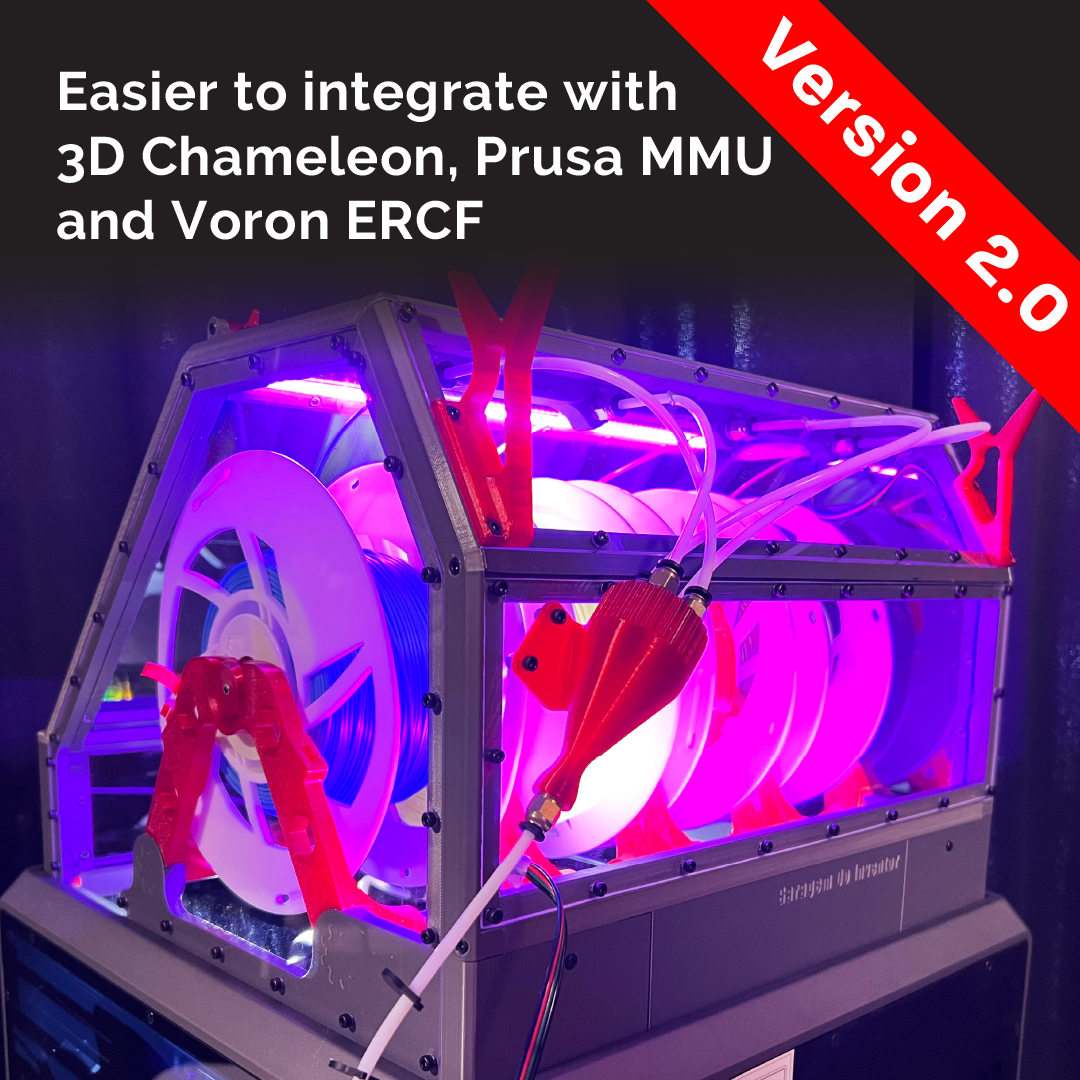 Proyecto Sistema Multifilamento para Creality K1 Max (MFS-K1M) - Ebook + Archivos para imprimir en 3D 