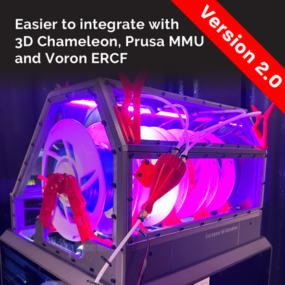 Proyecto Sistema Multifilamento para Creality K1 Max (MFS-K1M) - Ebook + Archivos para imprimir en 3D 