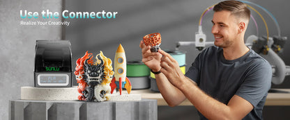 SUNLU Filament Connector | Fuse, Reuse & Create Multicolor 3D Prints!