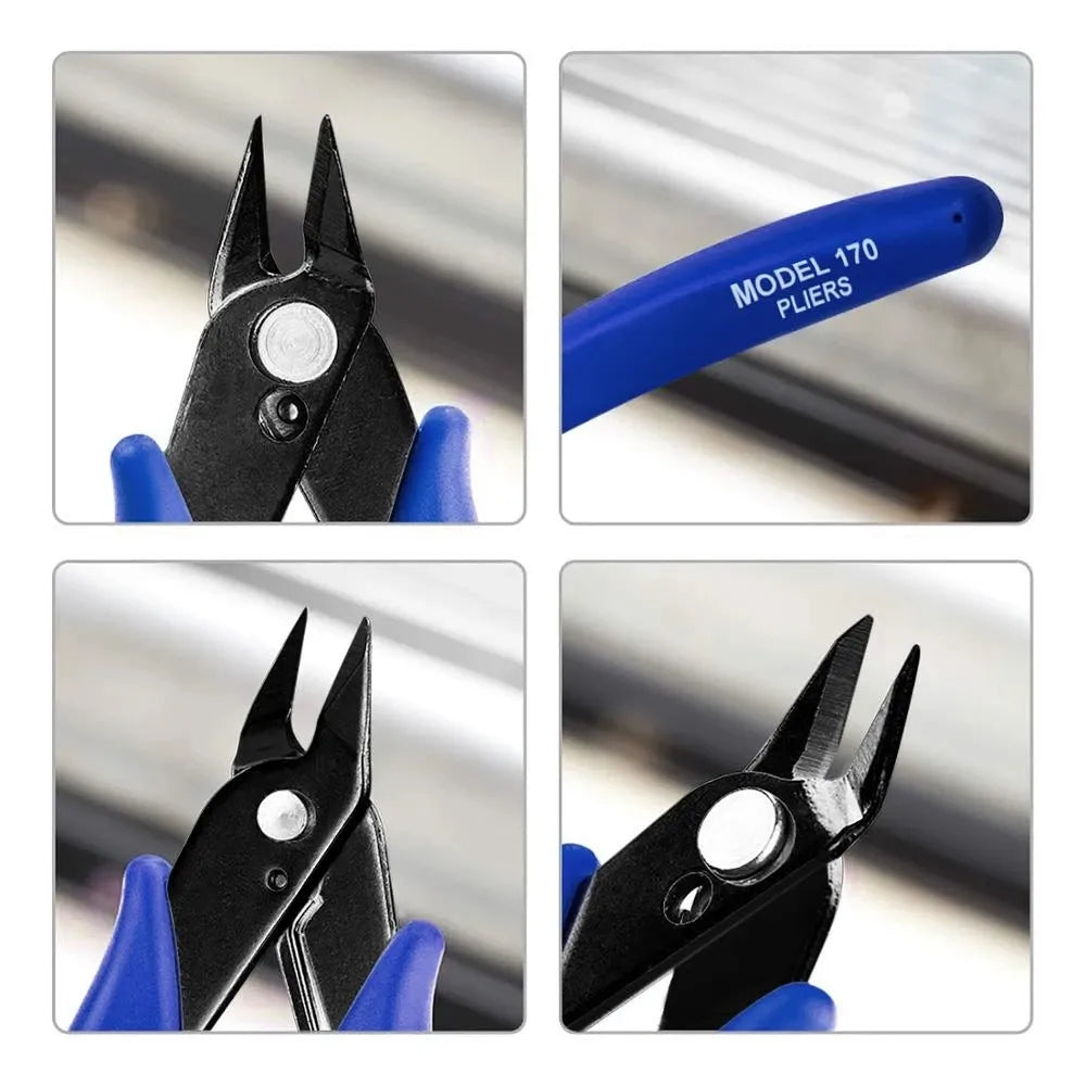 Diagonal Carbon Steel Pliers Precision Cutting of Wires and Cables