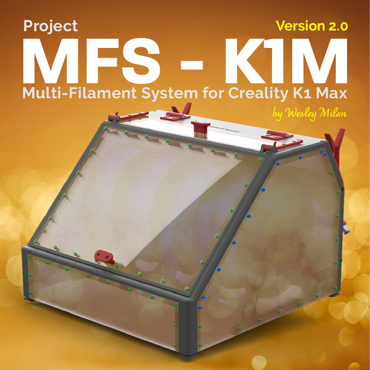 Project Multi-Filament System for Creality K1 Max (MFS-K1M) - Ebook + 3D Printable Files
