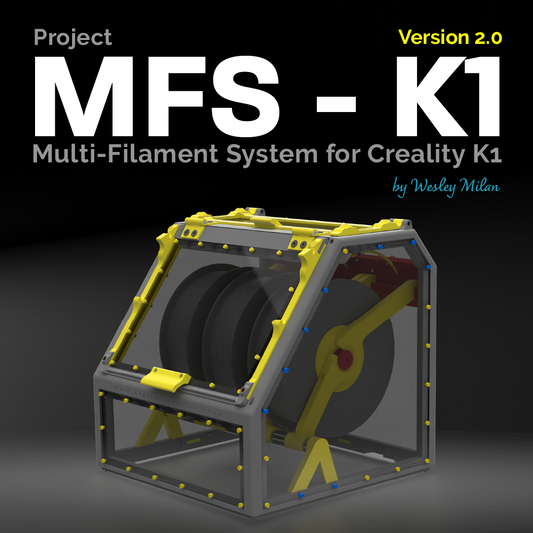Project Multi-Filament System for Creality K1 and K1C (MFS-K1) - Ebook + 3D Printable Files