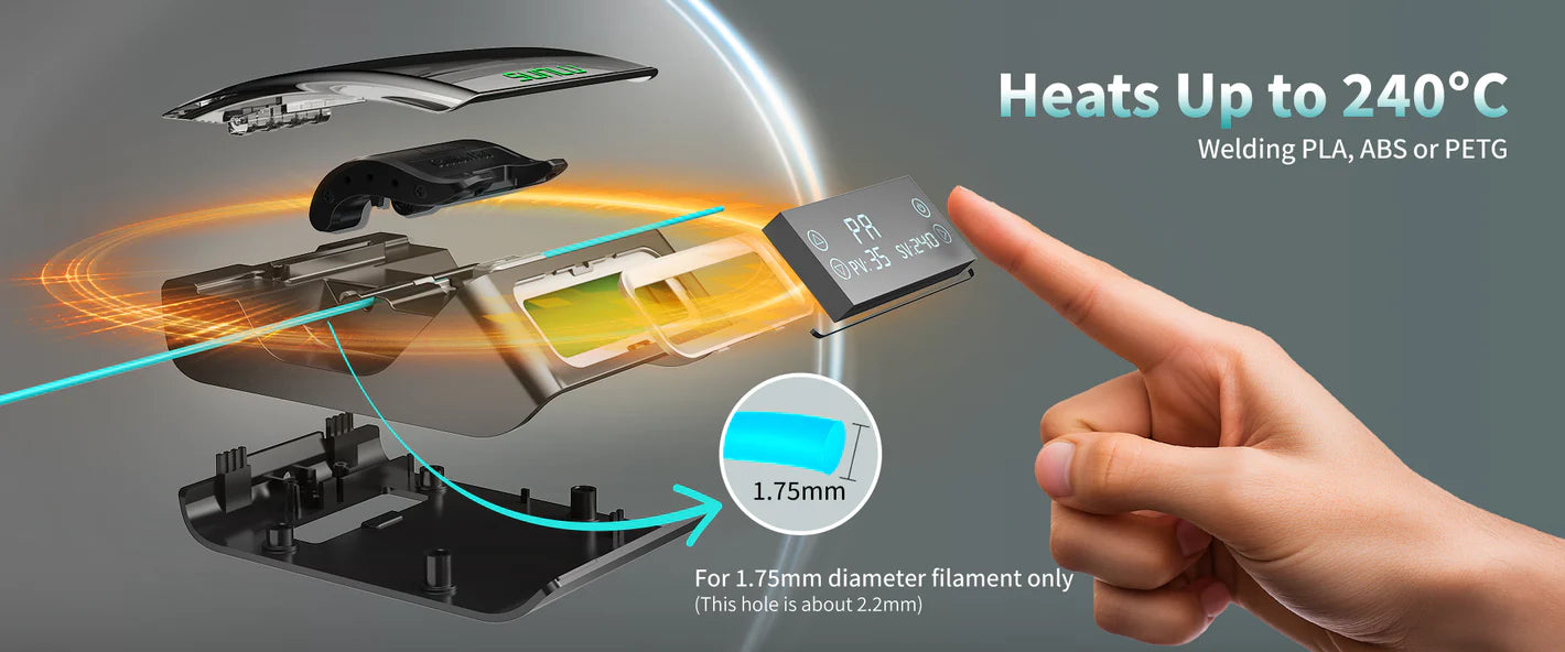 SUNLU Filament Connector | Fuse, Reuse & Create Multicolor 3D Prints!