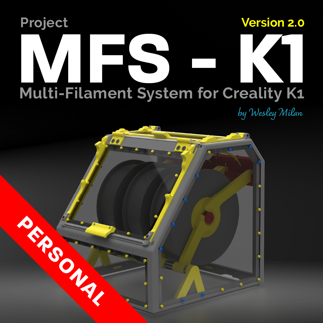 Project Multi-Filament System for Creality K1 and K1C (MFS-K1) - Ebook + 3D Printable Files