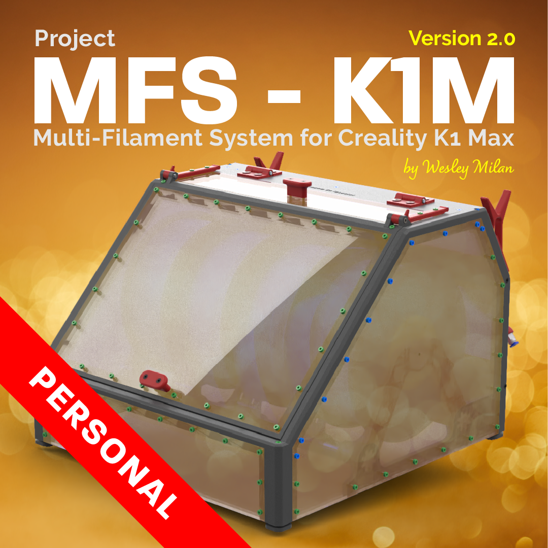 Proyecto Sistema Multifilamento para Creality K1 Max (MFS-K1M) - Ebook + Archivos para imprimir en 3D 