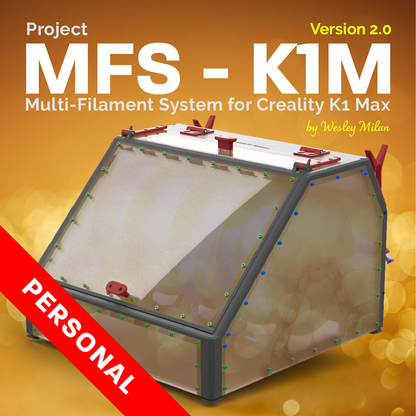 Proyecto Sistema Multifilamento para Creality K1 Max (MFS-K1M) - Ebook + Archivos para imprimir en 3D 