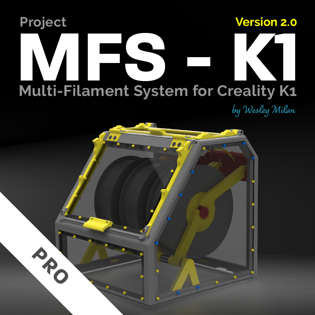 Project Multi-Filament System for Creality K1 and K1C (MFS-K1) - Ebook + 3D Printable Files