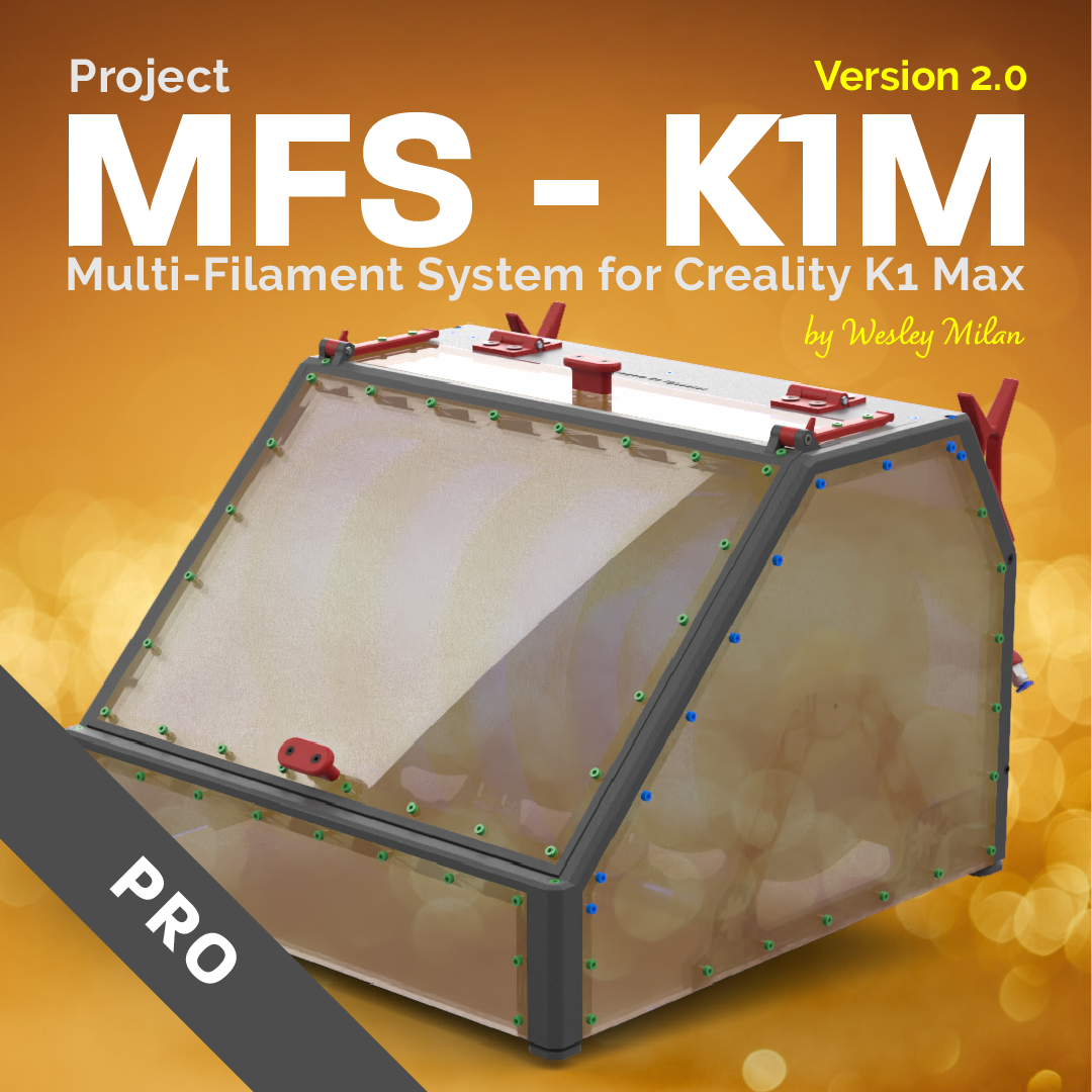 Proyecto Sistema Multifilamento para Creality K1 Max (MFS-K1M) - Ebook + Archivos para imprimir en 3D 